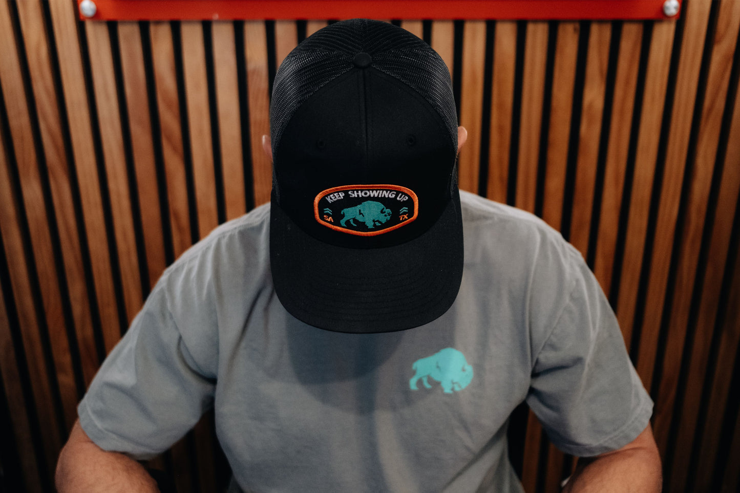 Keep Showing Up Snap Back Hat