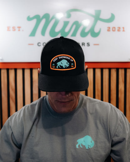 Keep Showing Up Snap Back Hat