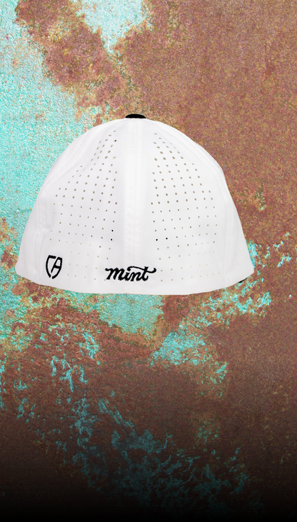 Keep Showing Up Buffalo Hat White