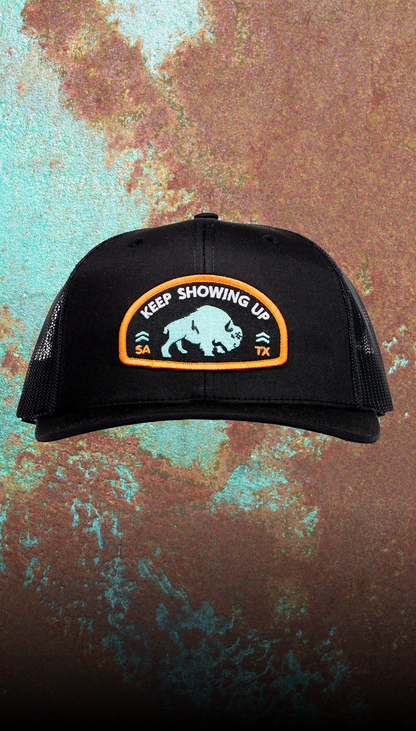 Keep Showing Up Buffalo Hat