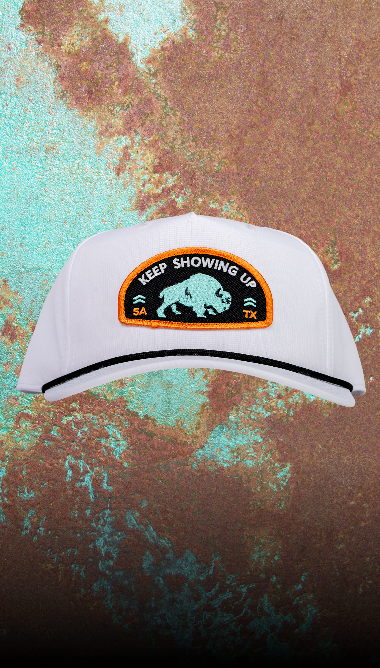 Keep Showing Up Rope Hat