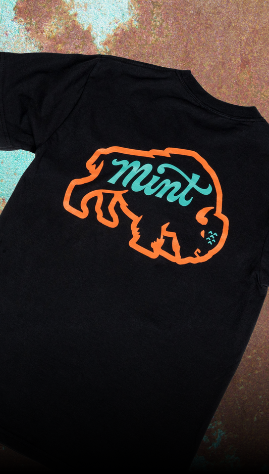 ORANGE BUFFALO "KEEP SHOWING UP" SHIRT COTTON